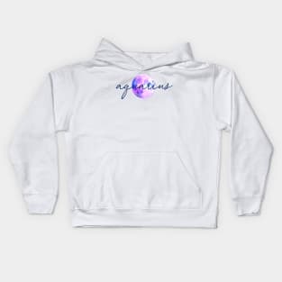 Aquarius Moon Quote Kids Hoodie